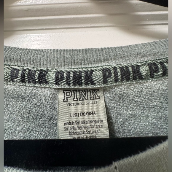 Pink Victoria Secret Long Sleeve Crew Neck Tunic - Picture 2 of 3